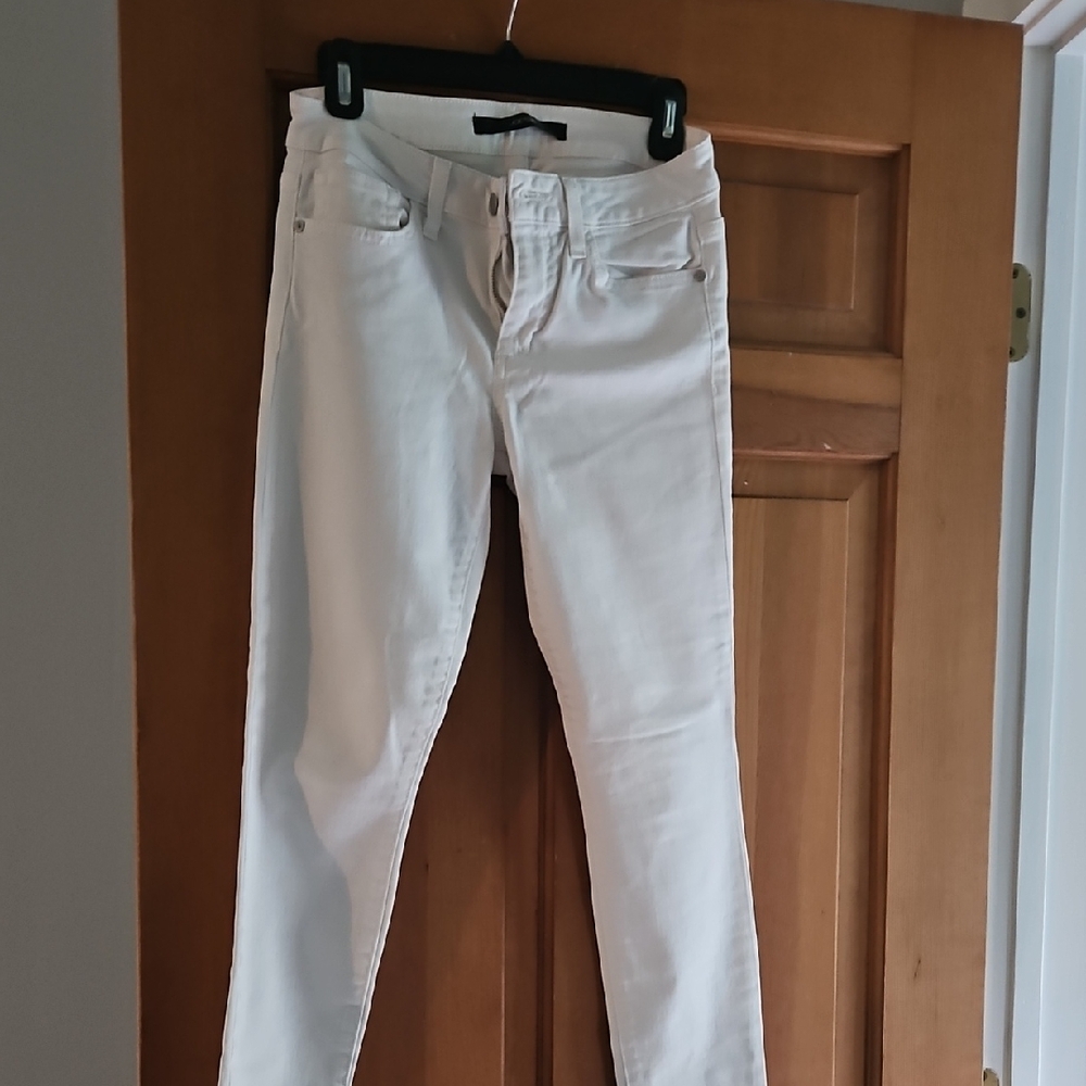 Joe's Jeans White Skinny Stretch Jeans Full-Length